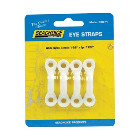 Seachoice 28871 Nylon Eye Sraps White - 1.87 in. 8090664